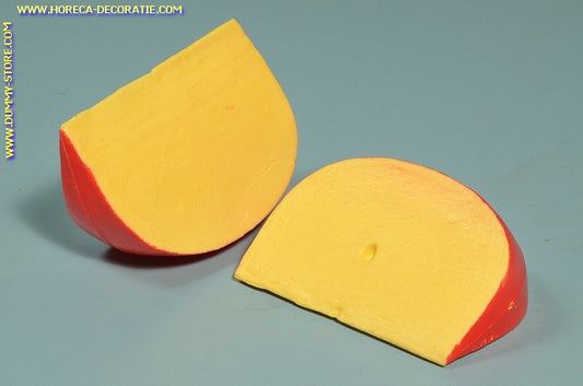 Edammer kaas, 2 stukken - 110 x 75 mm - Kaas dummy imitatie