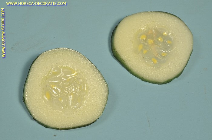 Komkommer, plakje 5x0,1 cm - namaak dummy imitatie